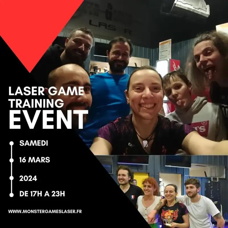 Samedi 16 mars : Entrainement spécial Laser Game